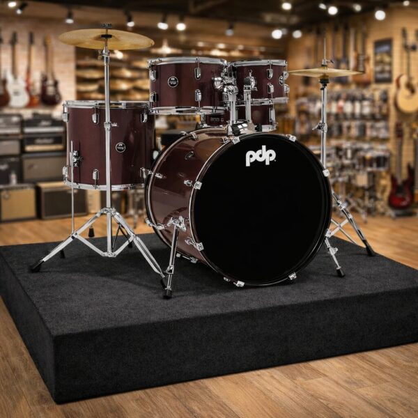 PDP Center Stage 5pc Red / Batterie acoustique complète