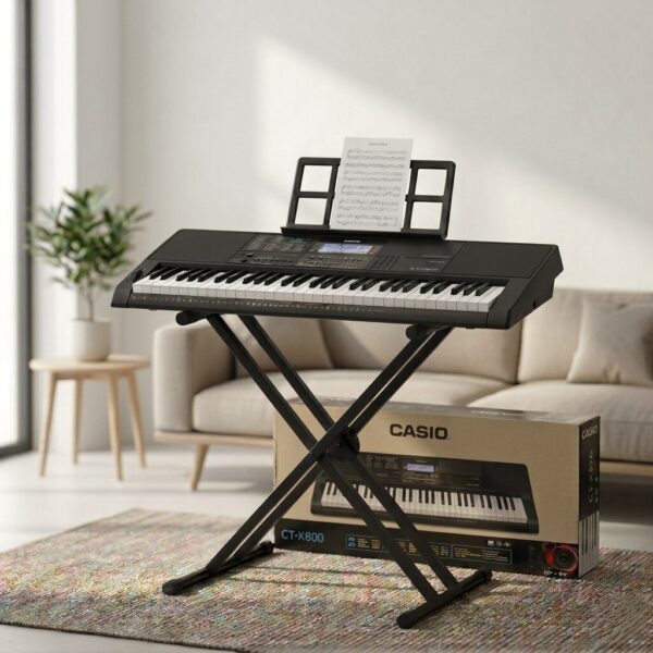 Casio CT-X800 / Clavier arrangeur 61 touches avec support